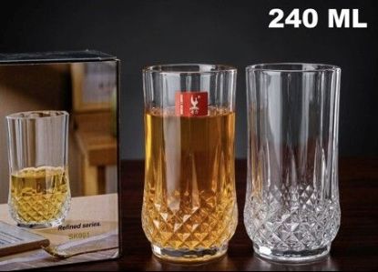 Picture of CK - 240 Ml Water Glass 6 Pc Col Box -CK28