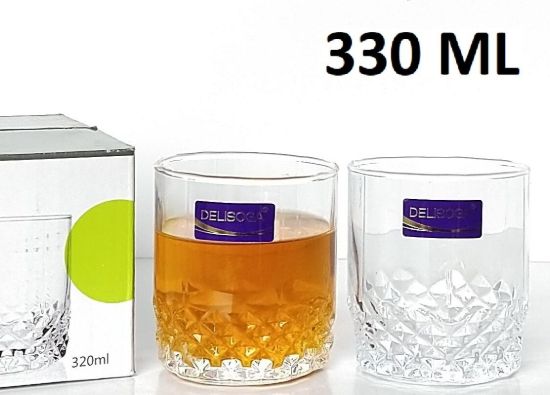 Picture of CK - DELI WHISKY GLASS 320 ML 6 PC COL BOX -CK35