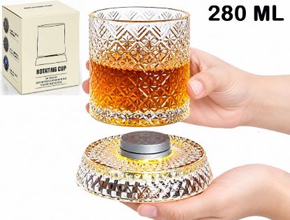Picture of CK - ROTATING GLASS WITH LED 300 ML COL BOX -CK38