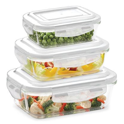 Picture of CK - 3 PC RECT BOX (350,620,1030 ML) GIFT BOX 10 SET CTN -CK55